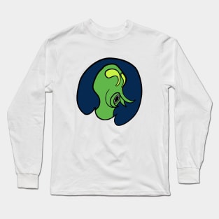 Alien Expression Logo Long Sleeve T-Shirt